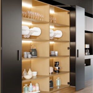 Spin – Herraje para puertas plegables de muebles