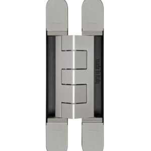 Las bisagras invisibles 1432 CEAM son la elección perfecta para proyectos que requieren robustez, estética y precisión. Diseñadas para puertas interiores abatibles de gran altura y madera maciza, garantizan un acabado limpio y minimalista gracias a su instalación oculta en el marco